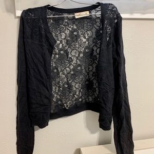 Hollister Lace Cardigan Size Medium